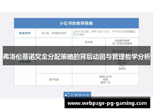 弗洛伦蒂诺奖金分配策略的背后动因与管理哲学分析