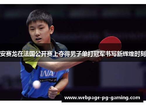 安赛龙在法国公开赛上夺得男子单打冠军书写新辉煌时刻