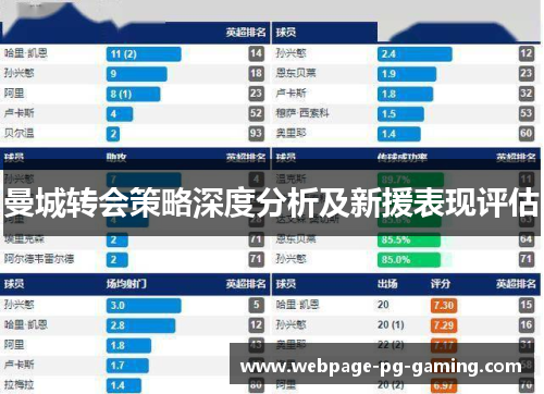 曼城转会策略深度分析及新援表现评估